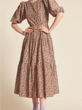 NWT Trovata Daphne Multi-tiered maxi dress